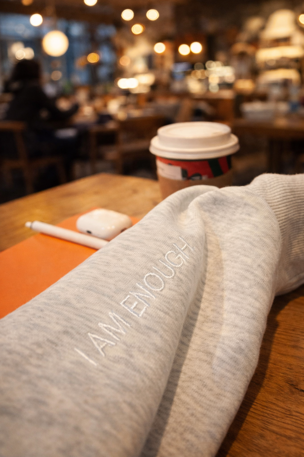 QEO Quarter-Zip Sweater – I AM ENOUGH (Limited Edition)