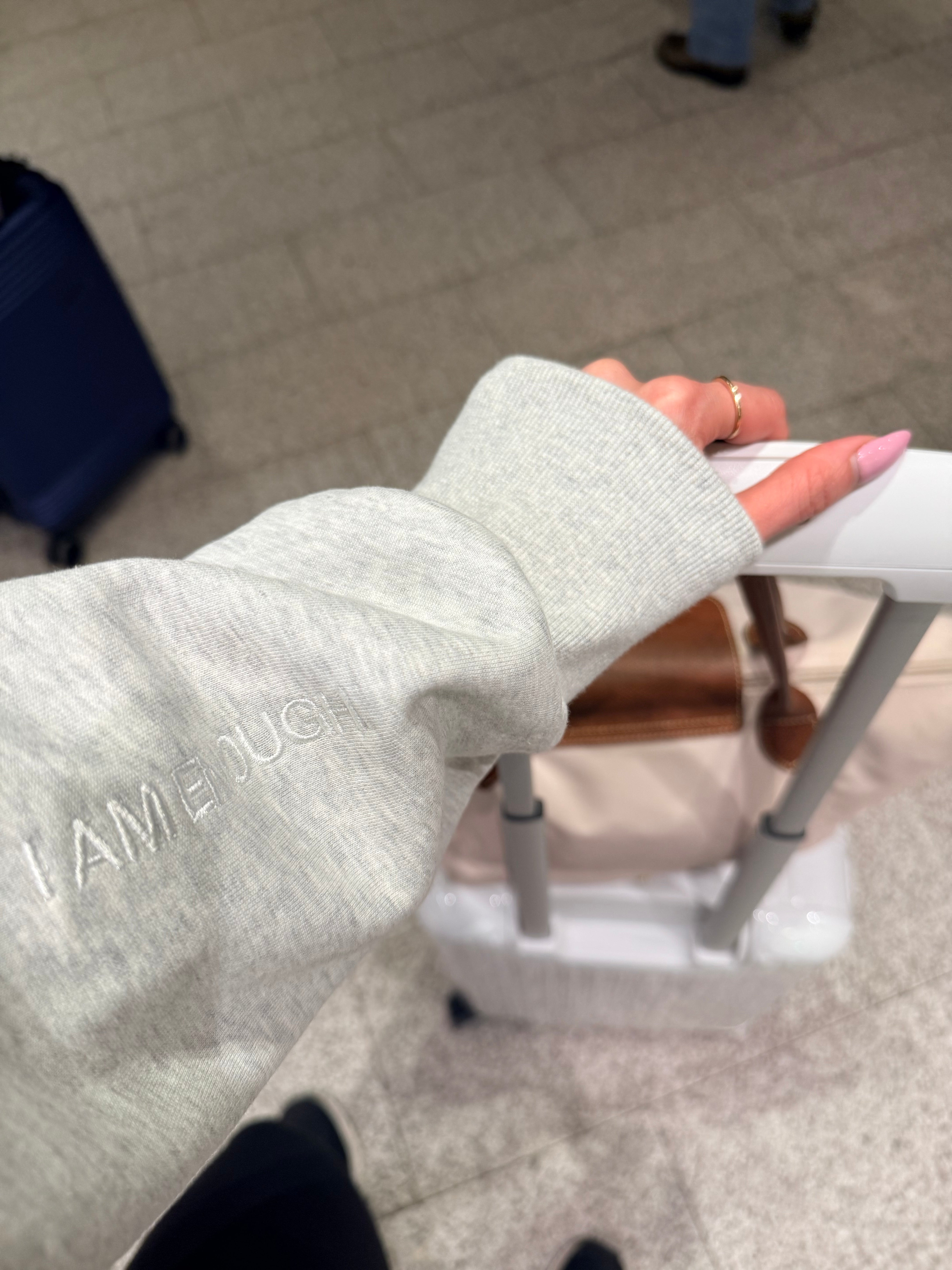 QEO Quarter-Zip Sweater – I AM ENOUGH (Limited Edition)