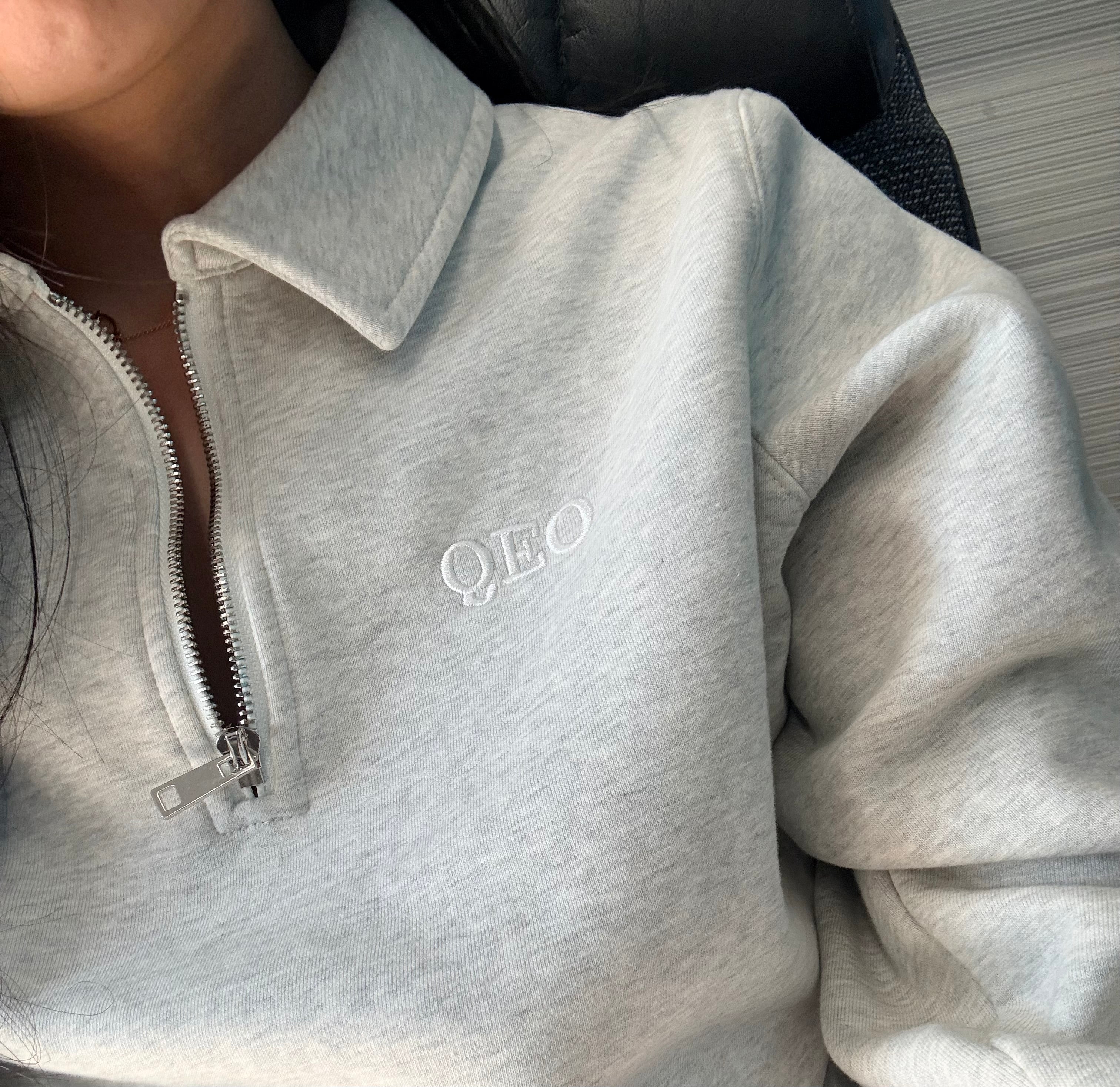 QEO Quarter-Zip Sweater – I AM ENOUGH (Limited Edition)
